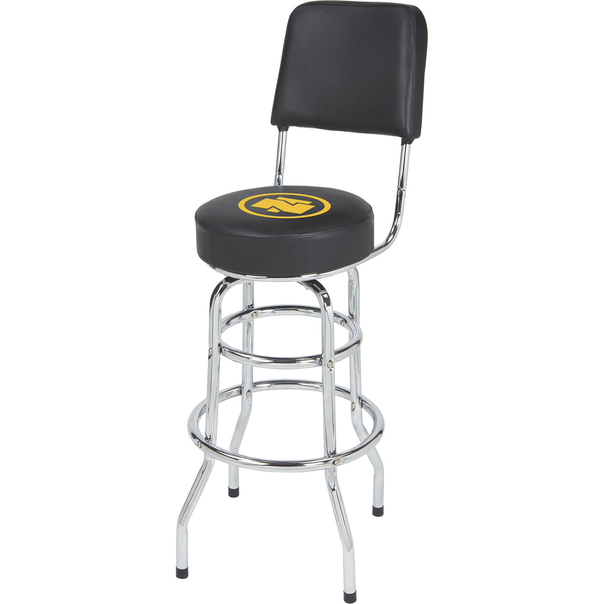 Northern Tool Shop Stool with Backrest, 300Lb. Capacity Northern Tool